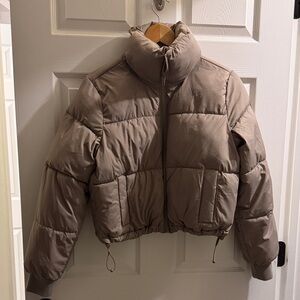 Hollister Ultimate Puffer Jacket - Brown
